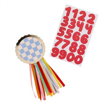 Colourful Customisable Birthday Badge, 2 of 3