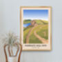 Hadrian's Wall Path National Trail Travel Poster, thumbnail 5 of 8
