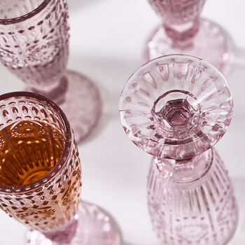 Set Of Four Armas Rose Champagne Flutes, 5 of 5