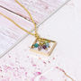 Framed Family Birthstone Necklace, thumbnail 4 of 12