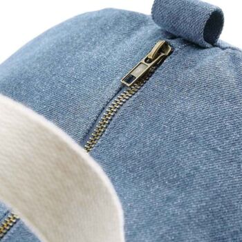 Personalised Denim Hold All Gym Sports Travel Bag, 9 of 11