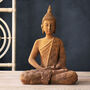 Cold Cast Iron Buddha Statue, thumbnail 1 of 6