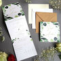 Botanical Trifold Wedding Invitations, thumbnail 5 of 10