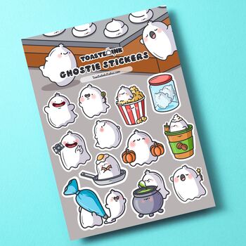 Ghost Sticker Sheet | Cute Stickers, 3 of 5