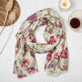 Thistle Floral Scarf, thumbnail 2 of 5