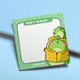 Frog Sticky Notes | Cute Stationery, thumbnail 1 of 5