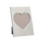 Personalised Heart Aperture Photo Frame – 5x5, thumbnail 1 of 5