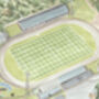 Halifax Town The Shay 1948 Stadium Art Print, thumbnail 2 of 3