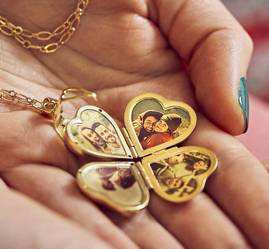 Friends And Family Personalised Locket With Photographs, 1 of 12