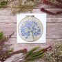 Agapanthus Flower Greeting Card, thumbnail 1 of 11