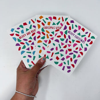 Charity Christmas Pack Of Six Shape Design, 6 of 10