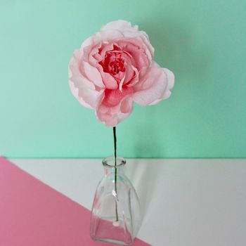 English Rose Paper Flower, 3 of 5