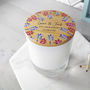 Couples Scented Candle With Floral Lid, thumbnail 6 of 11