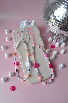 Pastel Personalised Halloween Phone Charm, 6 of 6