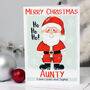 Personalised Santa Family Christmas Card, thumbnail 9 of 12