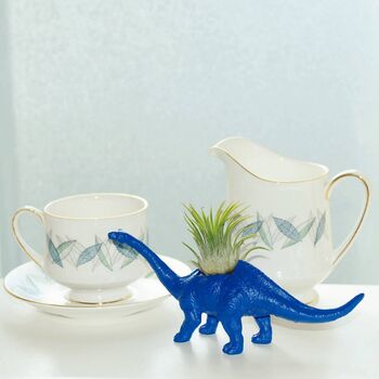 Diplodocus Dinosaur Planter With A Plant, 5 of 8
