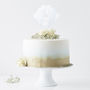 Personalised Art Deco Wedding Cake Topper, thumbnail 7 of 8