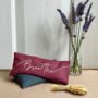 Breathe Embroidered Lavender Eye Pillow, thumbnail 4 of 4