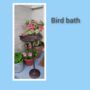 Bird Bath On Pole In Cast Iron Large, thumbnail 3 of 4