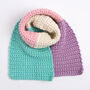 Pastel Dreams Scarf Beginners Crochet Kit, thumbnail 3 of 6