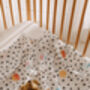 Muslin Baby Bed Sheet Nordic Lights, thumbnail 9 of 12