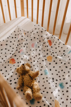 Muslin Baby Bed Sheet Nordic Lights, 9 of 12