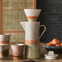 Earthy Toned Ceramic Coffee Pot, thumbnail 1 of 4