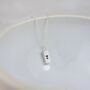 Sterling Silver Small Ingot Pendant, thumbnail 3 of 5