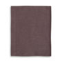 Aubergine Linen Tablecloth With Mitered Hem, thumbnail 2 of 2