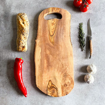 Rustic Olive Wood Chopping Board, 4 of 8