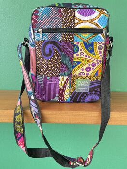 Cross Body Bag Upcycled From Fabric And Plastic Waste, 3 of 3