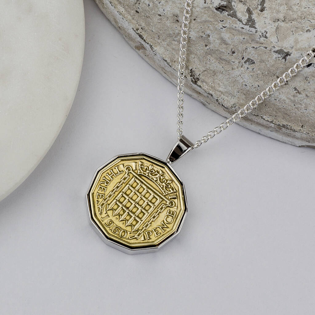 60th Birthday 1960 Threepence Coin 