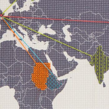 Cross Stitch Travel Map, 7 of 7