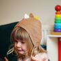 Dinosaur Cotton Lining Soft Yarn Knit Beanie Hat For Baby And Toddler, thumbnail 2 of 11