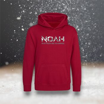 Gaming Personalised Hoodie, 8 of 11