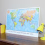 Personalised Map Of The World, thumbnail 5 of 7
