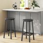 Set Of Two Bar Stools Industrial Style Kitchen Chairs, thumbnail 3 of 12