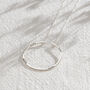 Personalised Large Circle Ring Holder Necklace, thumbnail 1 of 6