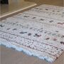 Ethnic Shaggy Cream Rug, thumbnail 7 of 11