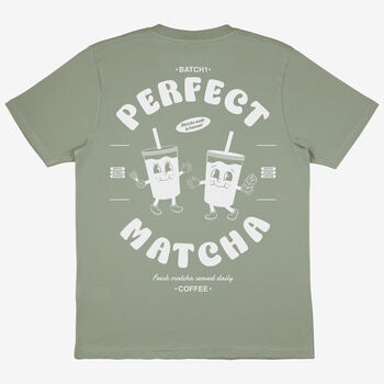 Perfect Matcha Coffee Graphic T Shirt In Pistachio, 2 of 2