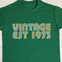 Personalised Adults Vintage Age T Shirt, thumbnail 2 of 6