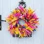 Vibrant Dried Flower Wreath Making Kit, thumbnail 1 of 1