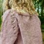 The Kids Hand Knitted Pink Eyelet Cardigan, thumbnail 4 of 4
