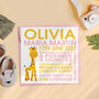 New Born Baby Giraffe Card, thumbnail 3 of 4