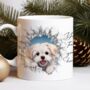 Personalised Christmas Maltese Break Through, thumbnail 8 of 10
