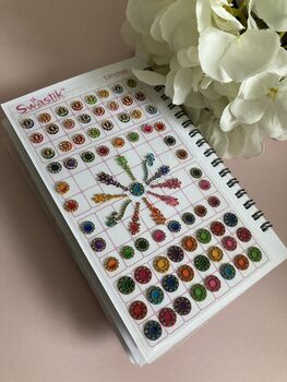 Silver And Antique Stone Colourful 800 Bindi Book, 8 of 11