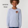 Childrens Organic Cotton Hedgehog Sweatshirt, thumbnail 6 of 12