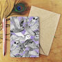 Parliament Of Owls Print Greetings Card, thumbnail 1 of 7