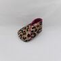 Leopard Print Eco Baby Shoes, thumbnail 4 of 6