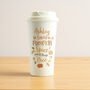 Personalised Pumpkin Spice Travel Mug, thumbnail 4 of 5